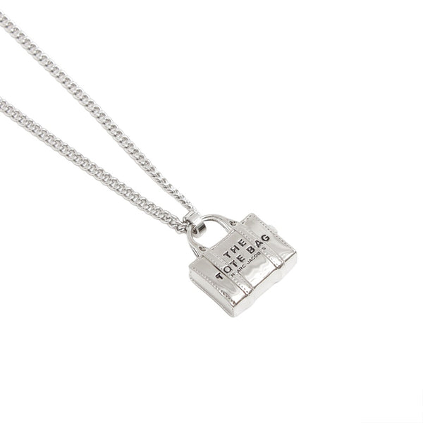マークジェイコブス MARC JACOBS THE TOTE BAG PENDANT ネックレス 2P3JNC001J45-029 totebagチャーム レディース シルバー